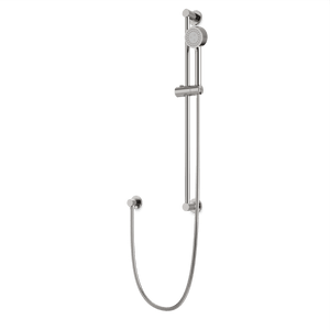 Artos Round Multifunction Flexible Hose Slidebar Kit with Separate Water Outlet in Brushed Nickel
