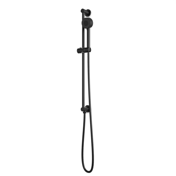 Artos Round Multifunction Flexible Hose Integrated Slidebar Kit in Matte Black – F907-84BK