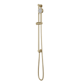 Artos Round Multifunction Flexible Hose Integrated Slidebar Kit in Satin Brass – F907-84SB