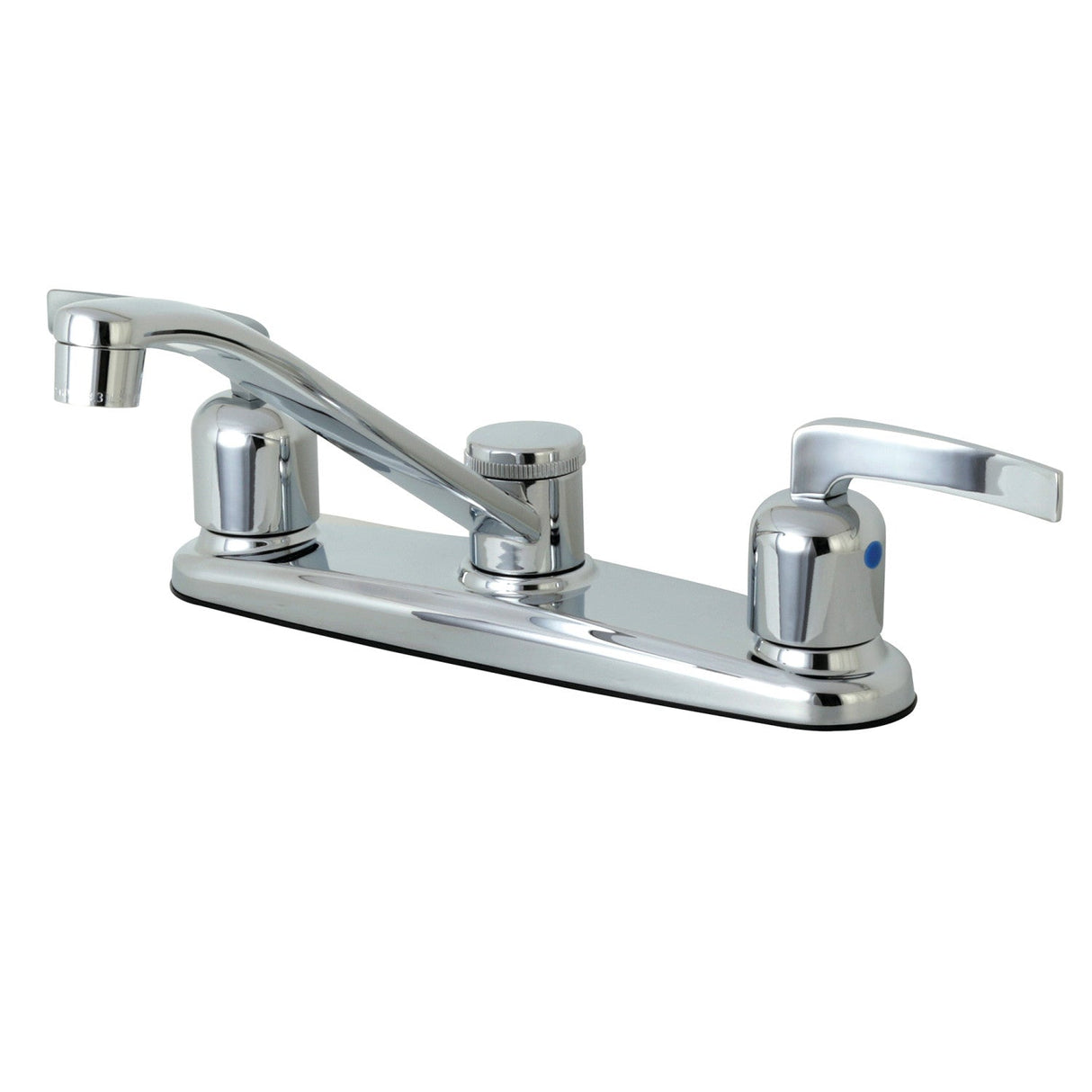 Centurion FB111EFL Two-Handle 2-Hole Deck Mount 8" Centerset Kitchen Faucet, Polished Chrome