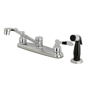 NuWave French FB112NFL Two-Handle 4-Hole Deck Mount 8