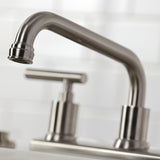 Manhattan FB2138CML Two-Handle 2-Hole Deck Mount 8" Centerset Kitchen Faucet, Brushed Nickel