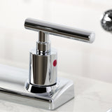 Manhattan FB2141CML Two-Handle 2-Hole Deck Mount 8" Centerset Kitchen Faucet, Polished Chrome
