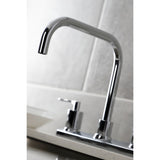 Serena FB2141SVL Two-Handle 2-Hole Deck Mount 8" Centerset Kitchen Faucet, Polished Chrome