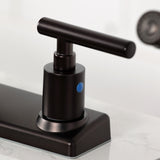 Manhattan FB2145CML Two-Handle 2-Hole Deck Mount 8" Centerset Kitchen Faucet, Oil Rubbed Bronze