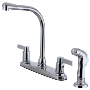 NuvoFusion FB2751NDLSP Two-Handle 4-Hole Deck Mount 8