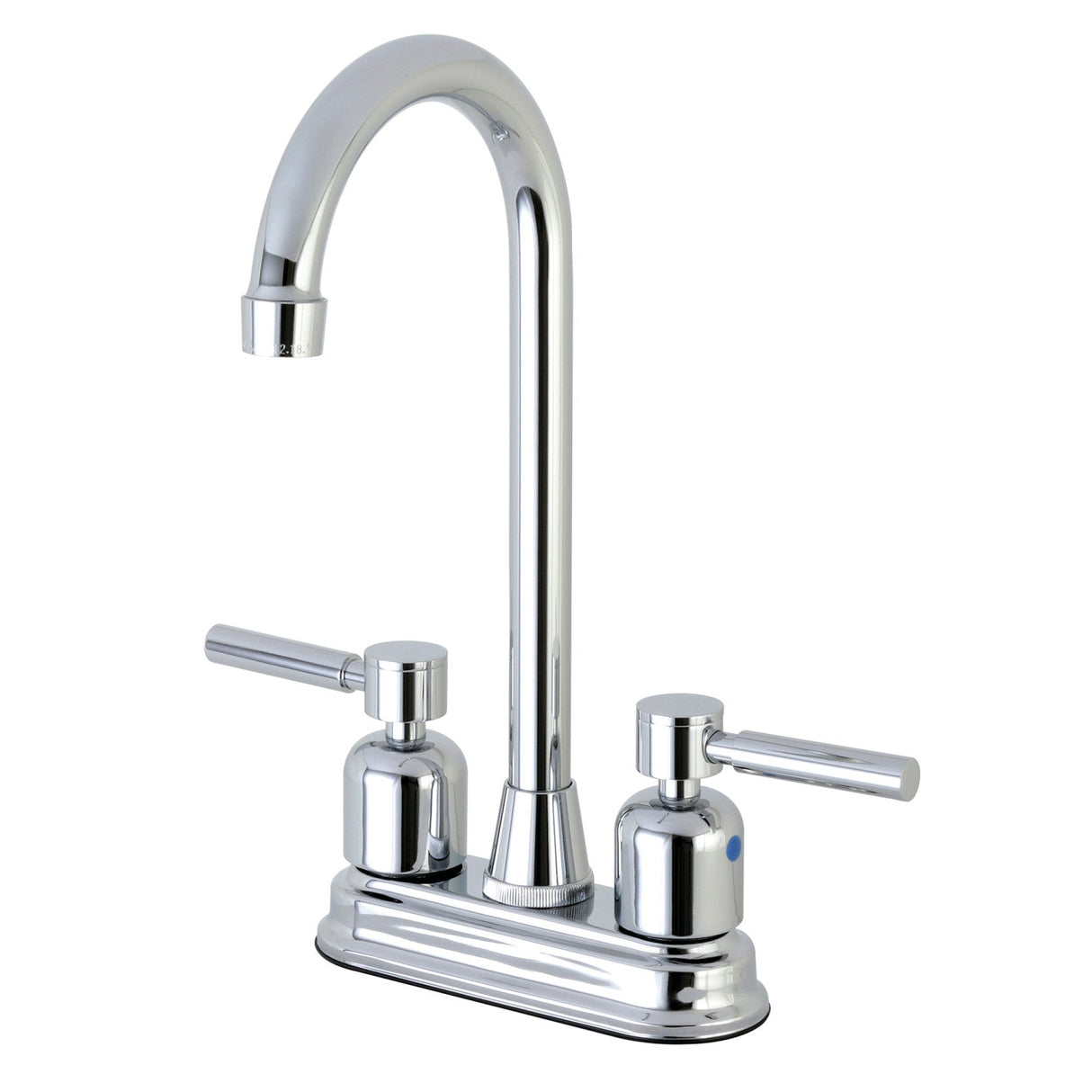 Concord FB491DL Two-Handle 2-Hole Deck Mount Bar Faucet, Polished Chrome