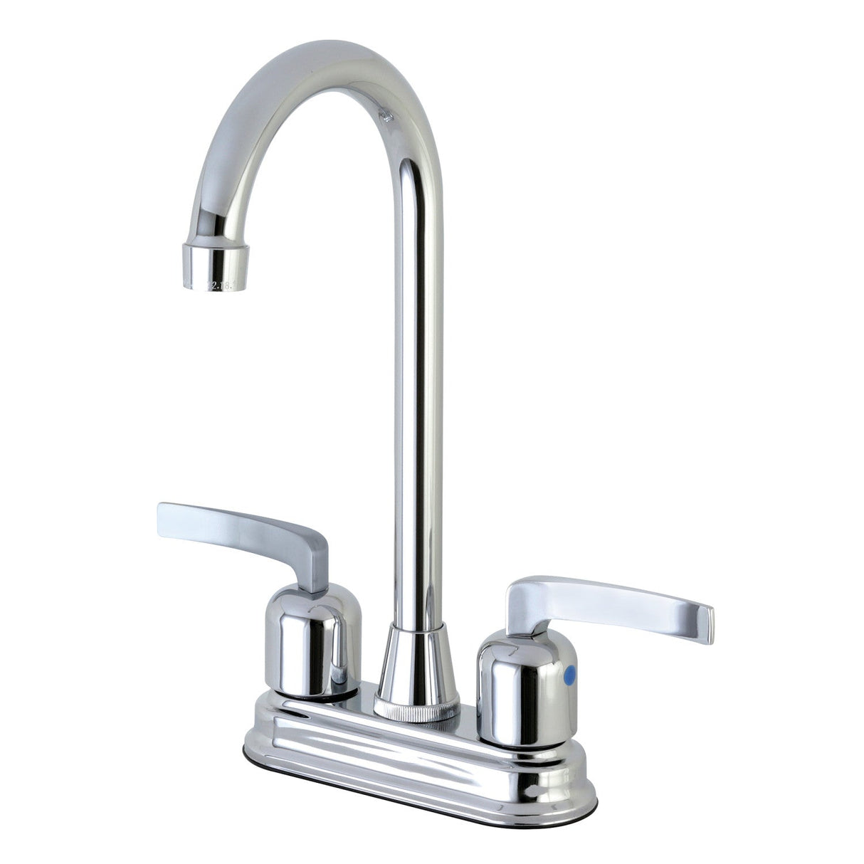 Centurion FB491EFL Two-Handle 2-Hole Deck Mount Bar Faucet, Polished Chrome