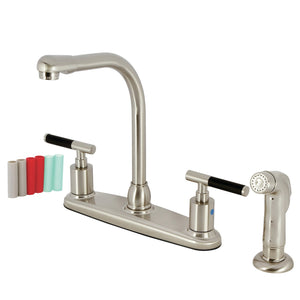 Kaiser FB758CKLSP Two-Handle 4-Hole Deck Mount 8