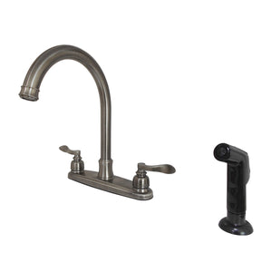 NuWave French FB7794NFLSP Two-Handle 4-Hole Deck Mount 8