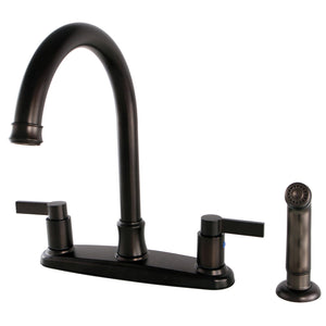NuvoFusion FB7795NDLSP Two-Handle 4-Hole Deck Mount 8