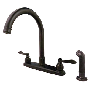 NuWave French FB7795NFLSP Two-Handle 4-Hole Deck Mount 8
