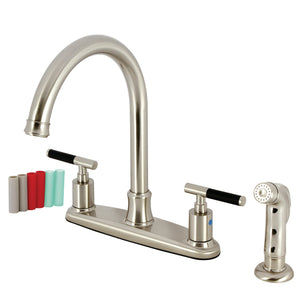 Kaiser FB7798CKLSP Two-Handle 4-Hole Deck Mount 8