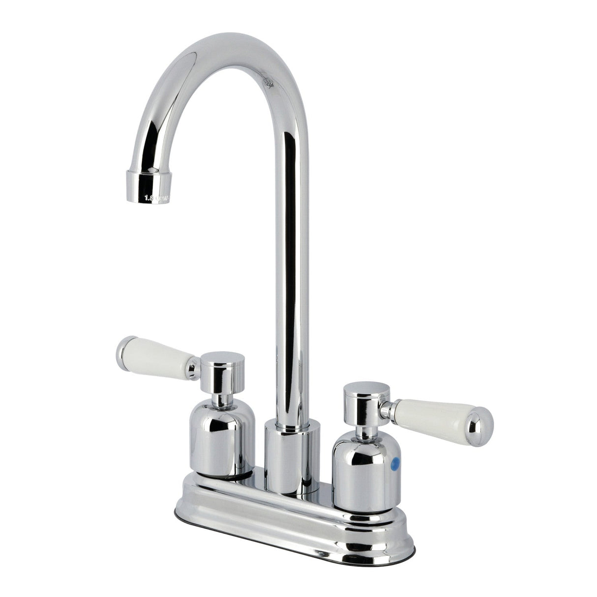 Paris FB8491DPL Two-Handle 2-Hole Deck Mount Bar Faucet, Polished Chrome