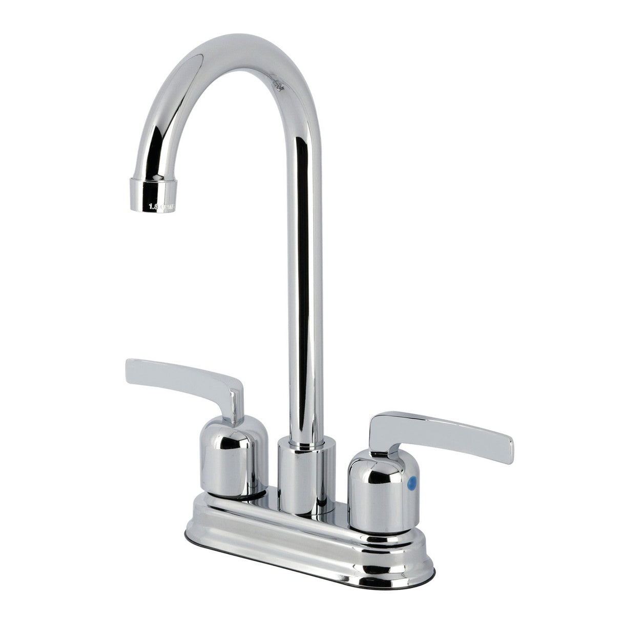 Centurion FB8491EFL Two-Handle 2-Hole Deck Mount Bar Faucet, Polished Chrome