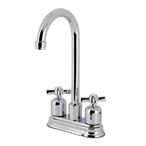 Millennium FB8491ZX Two-Handle 2-Hole Deck Mount Bar Faucet, Polished Chrome