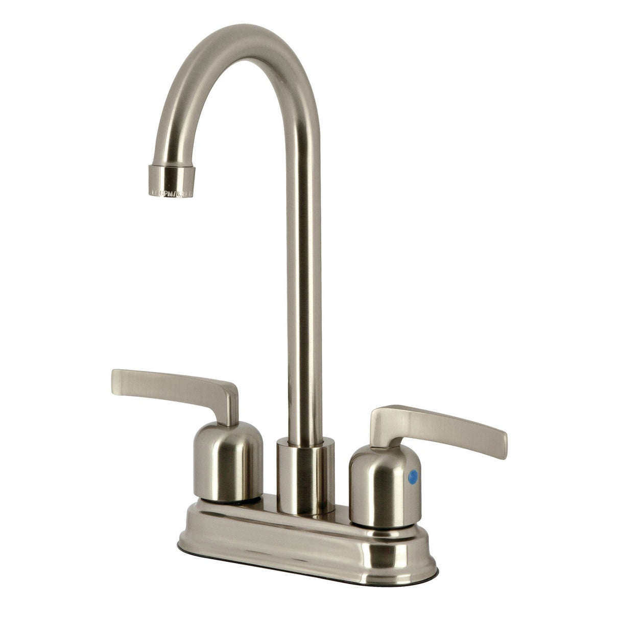 Centurion FB8498EFL Two-Handle 2-Hole Deck Mount Bar Faucet, Brushed Nickel