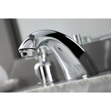 Concord FB8951DX Two-Handle 3-Hole Deck Mount Widespread Bathroom Faucet with Plastic Pop-Up, Polished Chrome