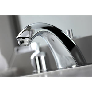 Centurion FB8951EFL Two-Handle 3-Hole Deck Mount Widespread Bathroom Faucet with Plastic Pop-Up, Polished Chrome