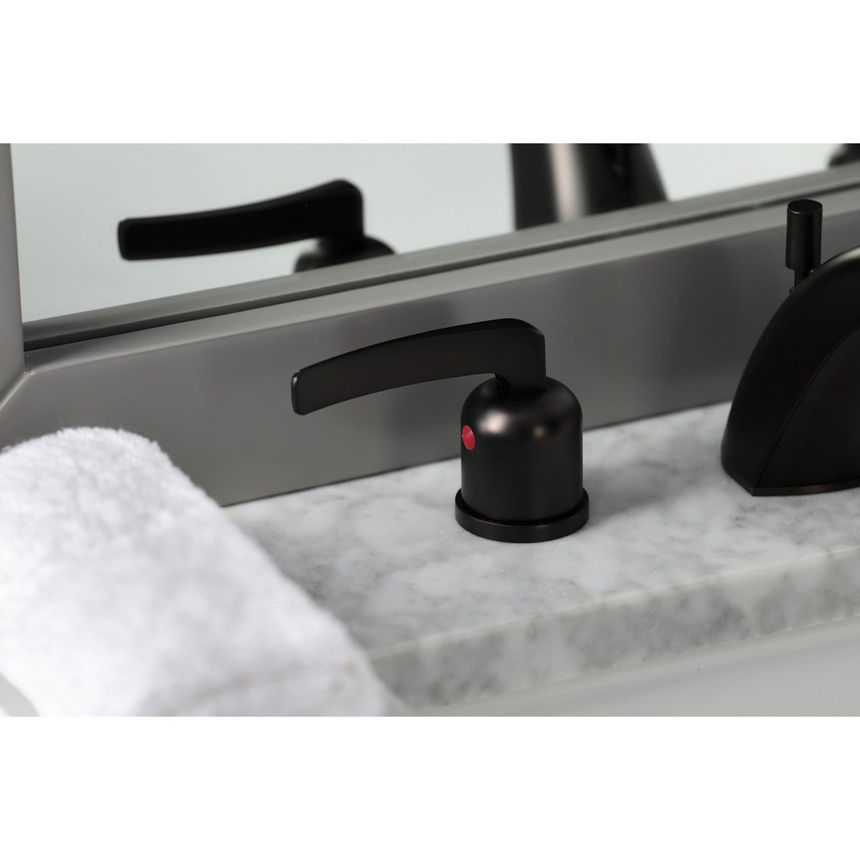 Centurion FB8955EFL Two-Handle 3-Hole Deck Mount Widespread Bathroom Faucet with Plastic Pop-Up, Oil Rubbed Bronze