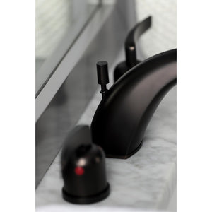 Centurion FB8955EFL Two-Handle 3-Hole Deck Mount Widespread Bathroom Faucet with Plastic Pop-Up, Oil Rubbed Bronze