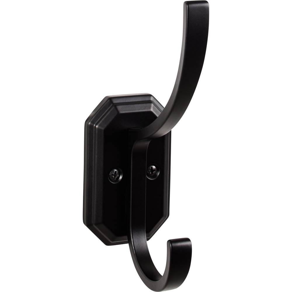 Top Knobs TK1065 Emerald Hook 6 1/4 Inch - Flat Black