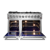 Forno Massimo 48-Inch Gas Range in Stainless Steel (FFSGS6239-48)
