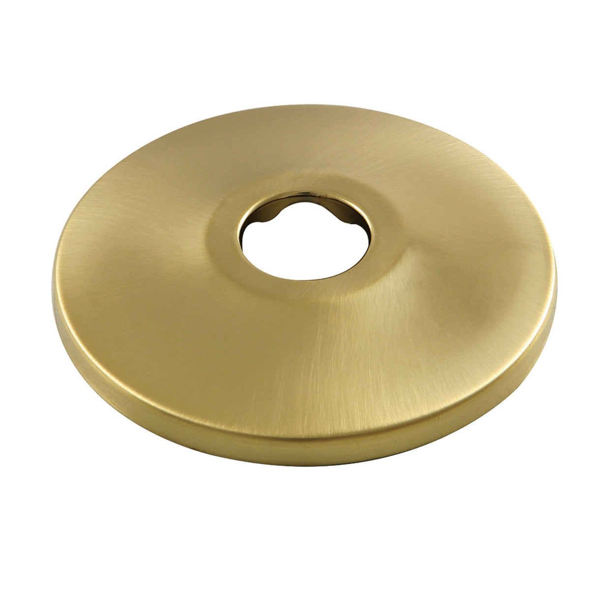 Made To Match FL587 5/8" O.D. Brass Flange, Brushed Brass