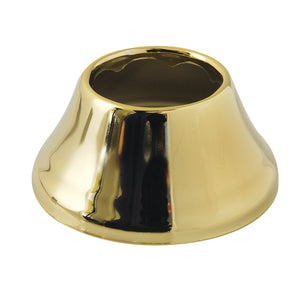 Made To Match FLBELL11232 1-1/2 Inch ID x 3 Inch OD Bell Flange, Polished Brass