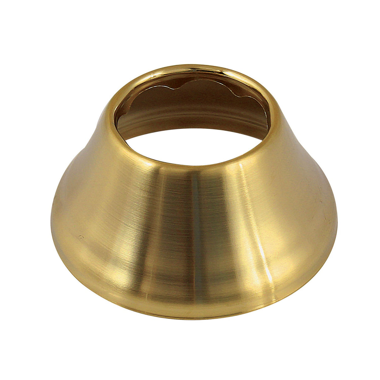Made To Match FLBELL11237 1-1/2 Inch ID x 3 Inch OD Bell Flange, Brushed Brass