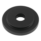Manhattan FLEURO0 Round Shower Arm Flange, Matte Black
