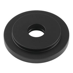 Manhattan FLEURO0 Round Shower Arm Flange, Matte Black