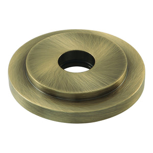 Manhattan FLEURO3 Round Shower Arm Flange, Antique Brass