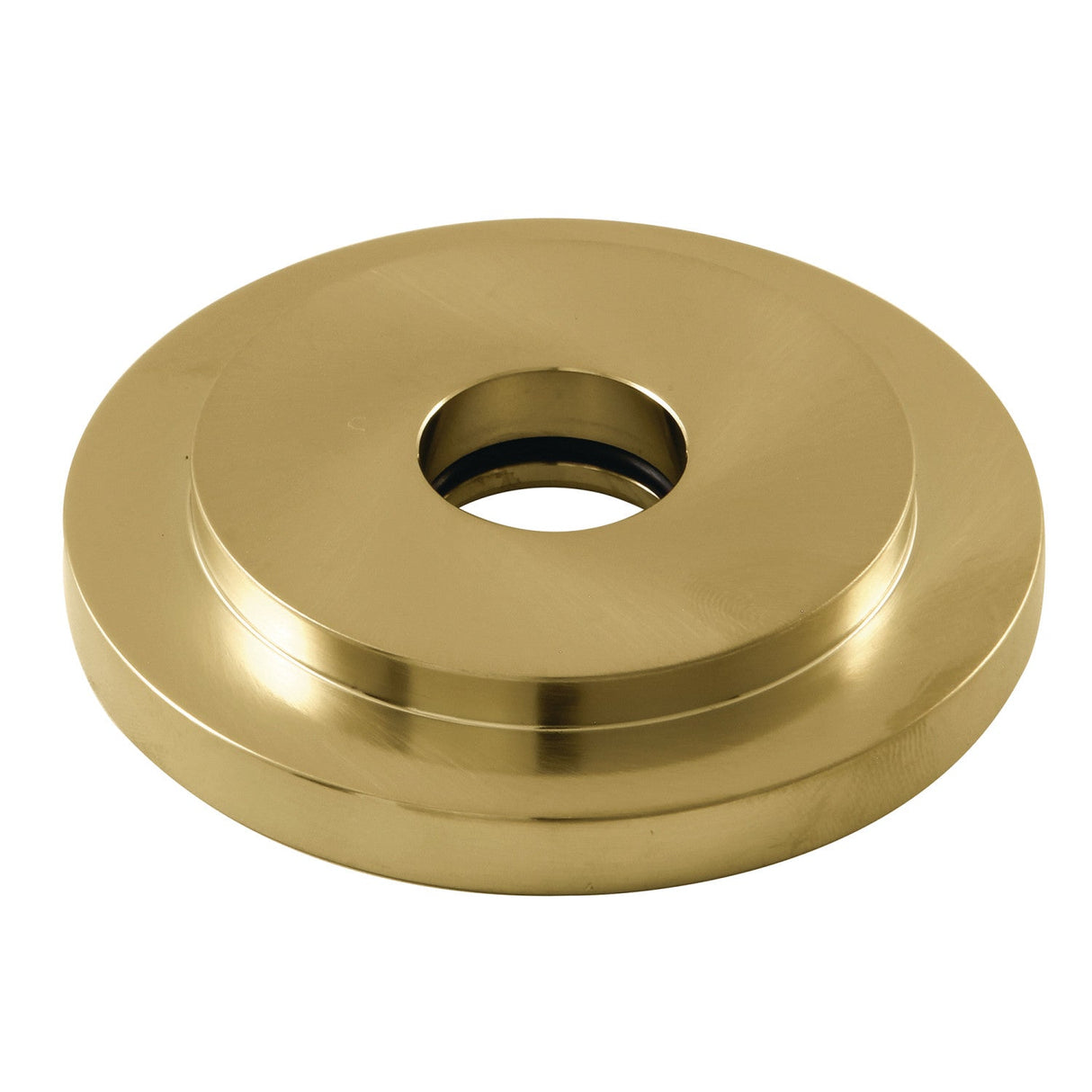 Manhattan FLEURO7 Round Shower Arm Flange, Brushed Brass