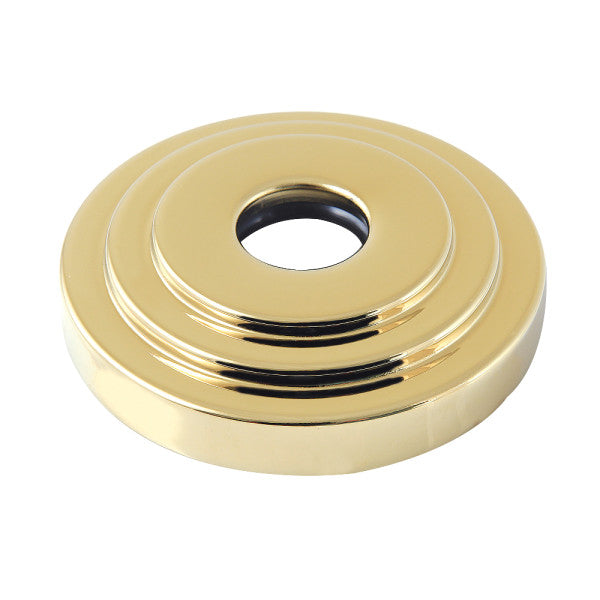Made To Match FLMODERN2 3-Inch O.D Escutcheon (3/4 Inch Inside Diameter), Polished Brass