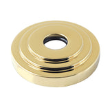 Made To Match FLMODERN2 3-Inch O.D Escutcheon (3/4 Inch Inside Diameter), Polished Brass