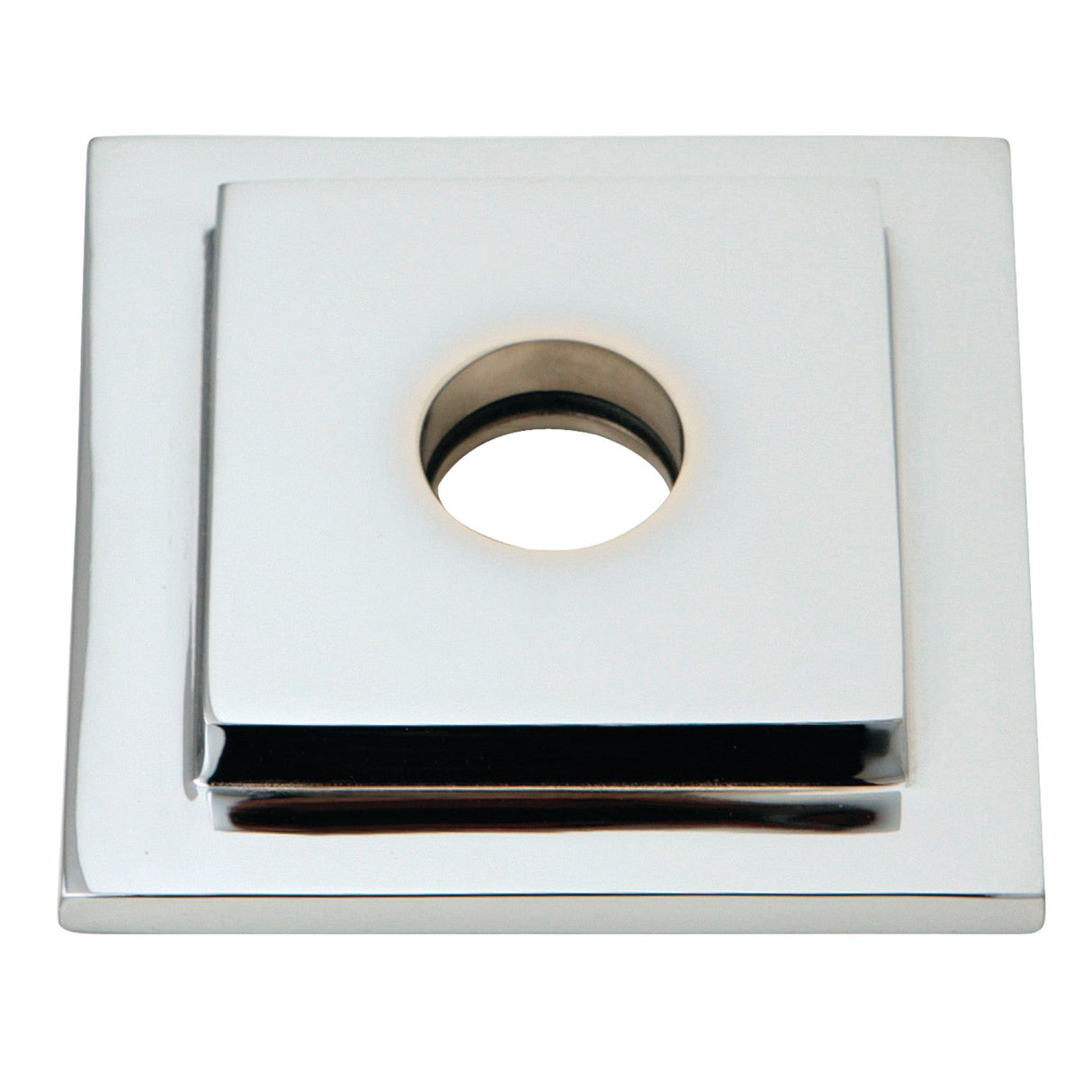 Claremont FLSQUARE1 Square Shower Arm Flange, Polished Chrome