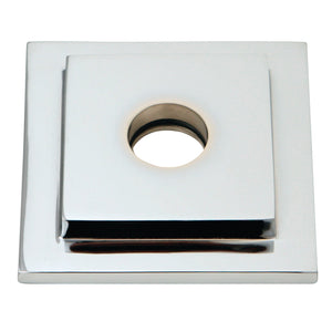 Claremont FLSQUARE1 Square Shower Arm Flange, Polished Chrome