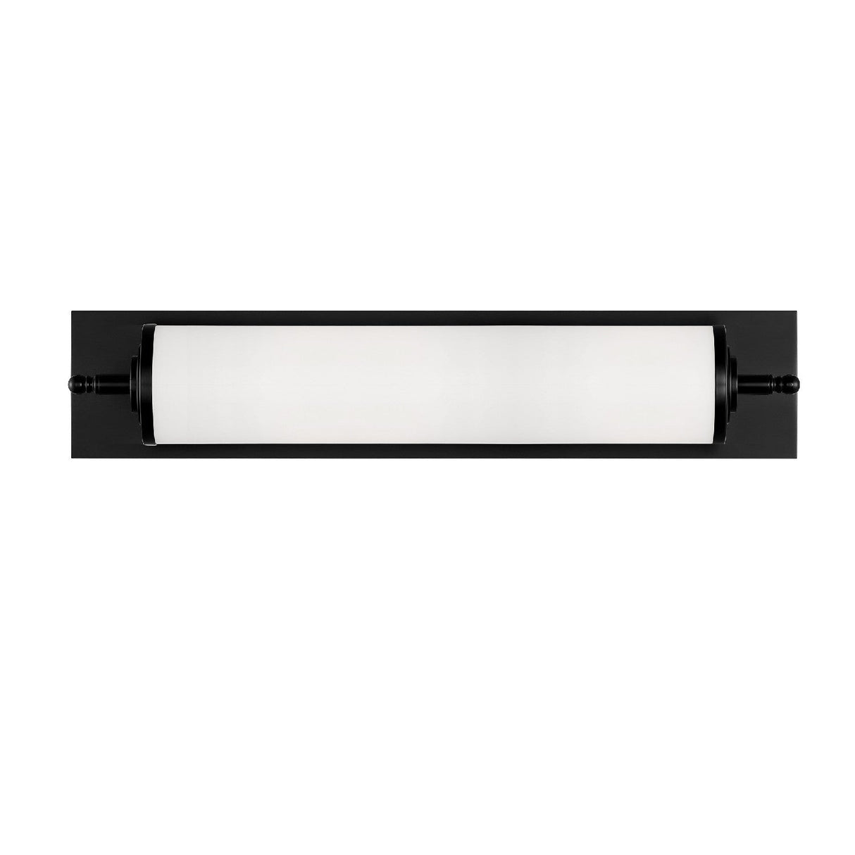 Foster 1 Light Matte Black Bathroom Vanity FOS-A8051-MK