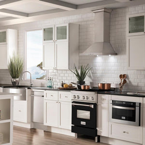 ZLINE 24 in. 2.8 cu. ft. Legacy Induction Range with 4 Element Cooktop and Electric Convection Oven in Stainless Steel (RAIND-24)