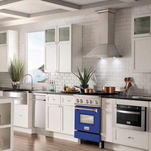 ZLINE 24 in. 2.8 cu. ft. Legacy Induction Range with 4 Element Cooktop and Electric Convection Oven in Stainless Steel (RAIND-24)