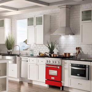 ZLINE 24 in. 2.8 cu. ft. Legacy Induction Range with 4 Element Cooktop and Electric Convection Oven in Stainless Steel (RAIND-24)