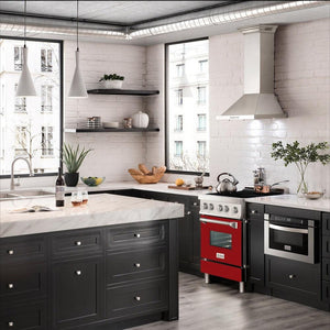 ZLINE 24 in. 2.8 cu. ft. Legacy Induction Range with 4 Element Cooktop and Electric Convection Oven in Stainless Steel (RAIND-24)