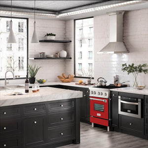 ZLINE 24 in. 2.8 cu. ft. Legacy Induction Range with 4 Element Cooktop and Electric Convection Oven in Stainless Steel (RAIND-24)