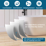 New England Home Goods Daytona 69" Freestanding Tub in Sepia - Stone Resin Solid Surface