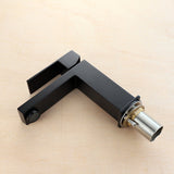 Artos Edge Single Hole Bathroom Faucet Matte Black – Lifestyle