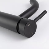 Artos Opera Single Hole Bathroom Faucet Matte Black – Lifestyle