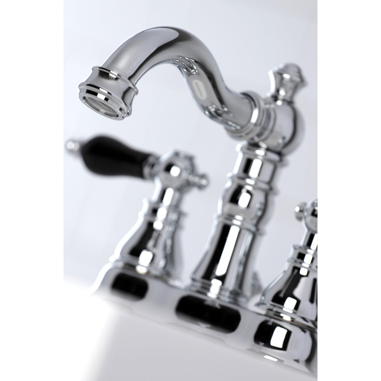 Duchess FSC1601AKL Two-Handle 3-Hole Deck Mount 4" Centerset Bathroom Faucet with Pop-Up Drain, Polished Chrome