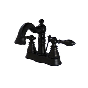 American Classic FSC1605ACL Two-Handle 3-Hole Deck Mount 4" Centerset Bathroom Faucet with Pop-Up Drain, Oil Rubbed Bronze