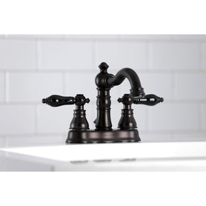 Duchess FSC1605AKL Two-Handle 3-Hole Deck Mount 4" Centerset Bathroom Faucet with Pop-Up Drain, Oil Rubbed Bronze